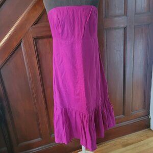 Gap Pink Strapless Dress Size 14